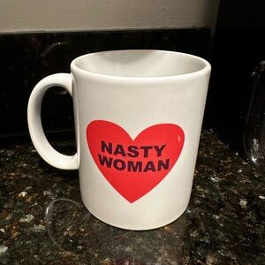 Nasty Woman Heart Mug